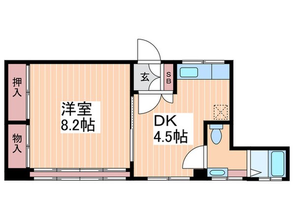 田渕ビル A棟の物件間取画像